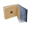Pochettes CD FabExtra, Taille ”L” pour 8 CD + grand livret 14,2 × 12,5 cm