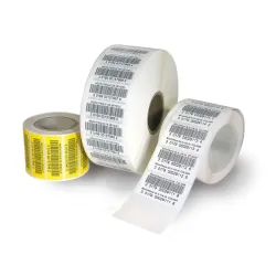 Etiquettes adhésives avec code-barres – 50 x 16 mm - Fabélis