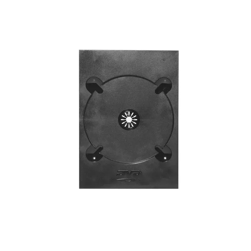 Plateaux centreurs DVD à coller - Noir