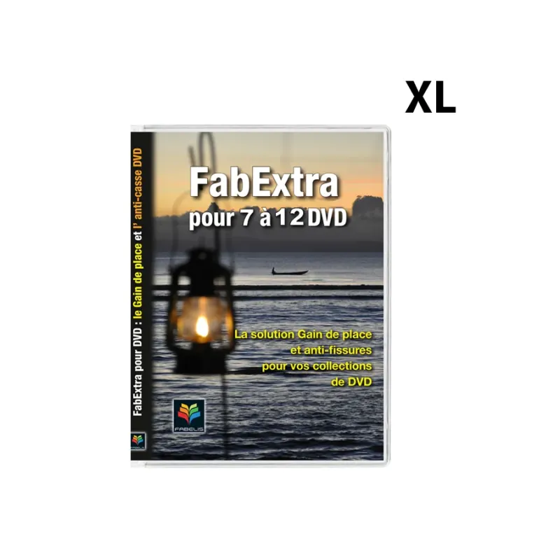 Pochettes DVD FabExtra "XL" - 10 DVD empilés