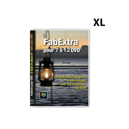 Pochettes DVD FabExtra "XL" - 11 DVD empilés