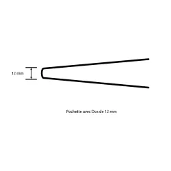 Pochettes DVD FabExtra "XL" - 12 DVD empilés