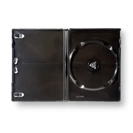 Boîtier 1 DVD noir ALLAINE “prise facile” fixation sans push