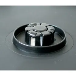 Boîtier 1 DVD noir ALLAINE “prise facile” fixation sans push