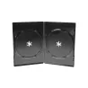 Boîtiers DVD “SLIM” pour 2 DVD, noirs ou transparents, épaisseur 7 mm