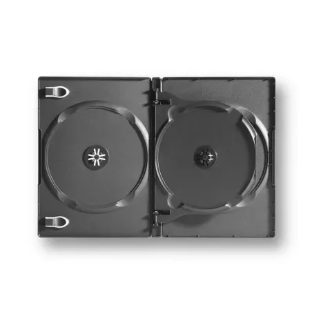 Boîtiers pour 3 DVD, noir, épaisseur 15 mm