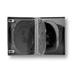 Boîtier 8 DVD noir épaisseur 26 mm