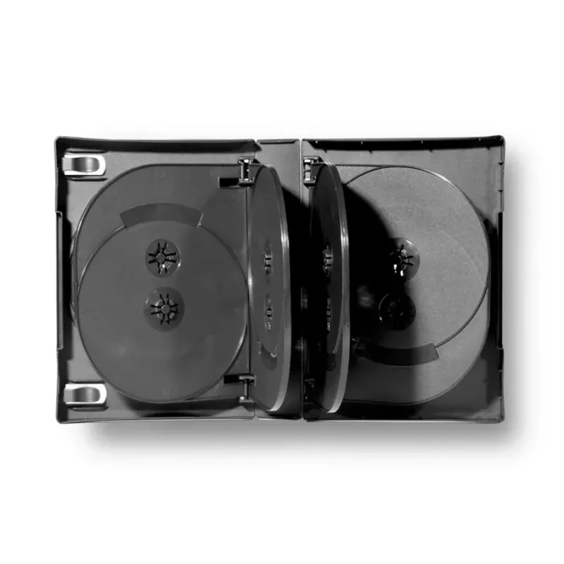 Boîtier 9 DVD noir épaisseur 35 mm