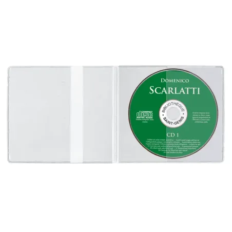 Pochette FabEco 2 volets pour 1 CD format ouvert 288 x 130 mm