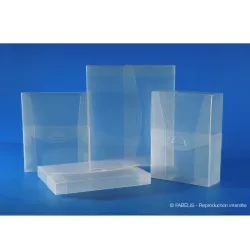 Coffrets FabéCof' transparent - 24 x 18 x 1,5 cm