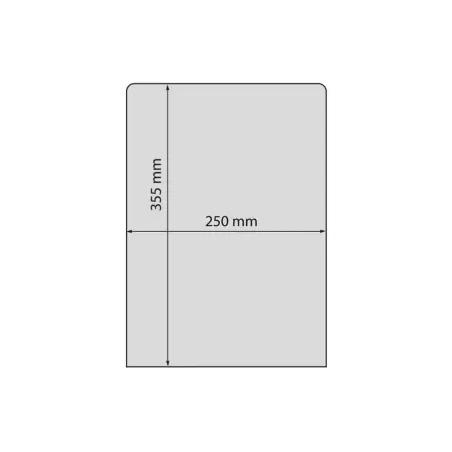 Intercalaires sans onglet BD, PVC expansé blanc, 2 mm, ft 250 x 355 mm