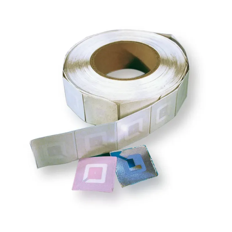Etiquette Antivol RF 9,75 à 10 Mhz - 50 x 50 mm blanche
