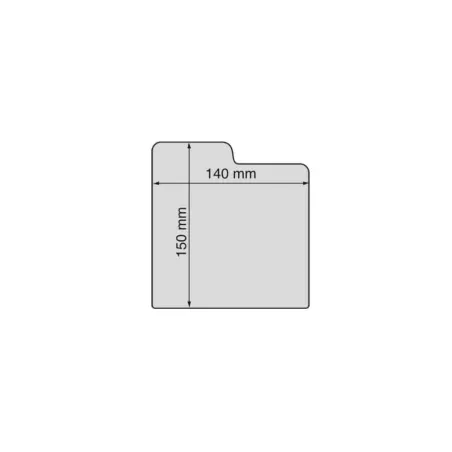 Intercalaires CD avec onglet Polypropylène blanc - 140 x 150 x 1,2 mm