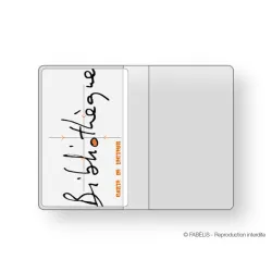 Porte-carte double transparent - 130 x 95 mm