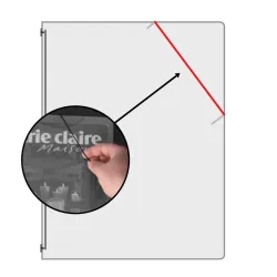 lot de 10 Cordons élastiques de fermeture pour protège-revues