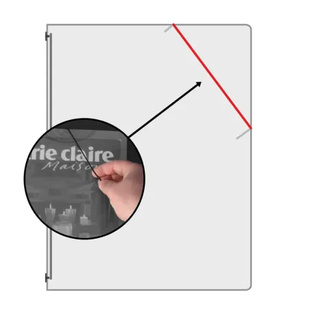 lot de 10 Cordons élastiques de fermeture pour protège-revues