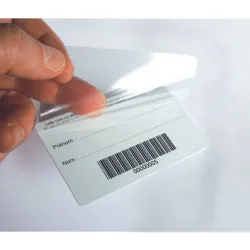Overlays adhésifs transparents pour cartes de lecteur PVC
