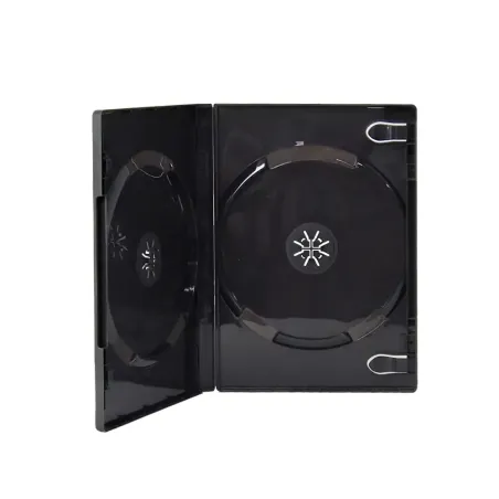 Boîtier 2 DVD noir épaisseur 14 mm