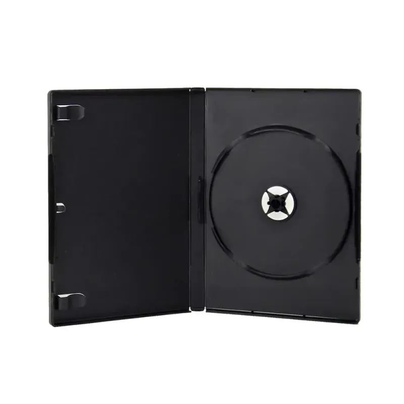 Boîtier 1 DVD noir épaisseur 14 mm