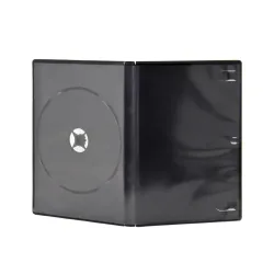 Boîtier 1 DVD noir épaisseur 14 mm
