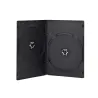 Boîtiers "slim" 2 DVD, 7 mm, noir, fixations décalées en hauteur