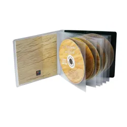 Pochettes CD FabExtra, Taille ”S” pour 4 CD + livret 12,1 × 12,0 cm