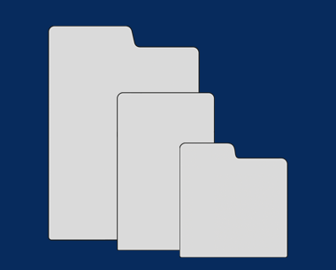 Intercalaire pour CD, DVD et BD superposés